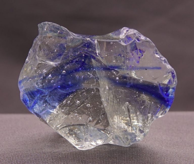 Rare Gem Bicolor Elestial Sapphire/Cosmic Ice Monatomic Andara Crystal 95.4 g.