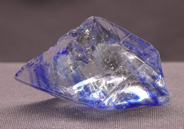 Rare Gem Bicolor Elestial Sapphire/Cosmic Ice Monatomic Andara Crystal 25.7 g.