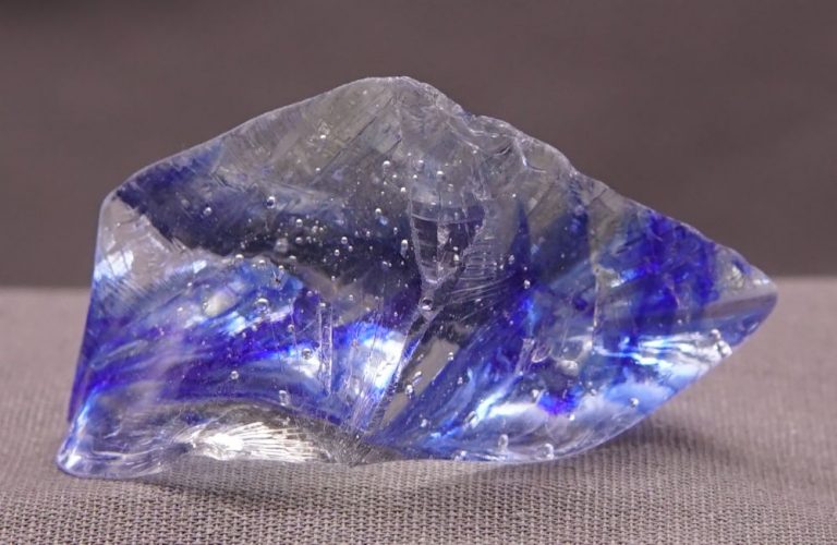 Rare Gem Bicolor Elestial Sapphire/Cosmic Ice Monatomic Andara Crystal 25.7 g. - Image 4