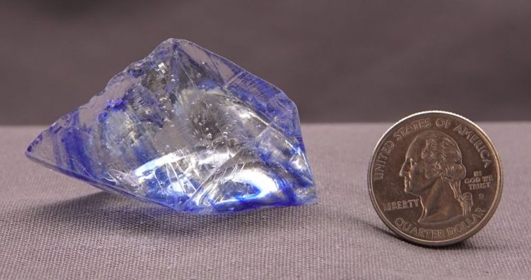 Rare Gem Bicolor Elestial Sapphire/Cosmic Ice Monatomic Andara Crystal 25.7 g. - Image 7