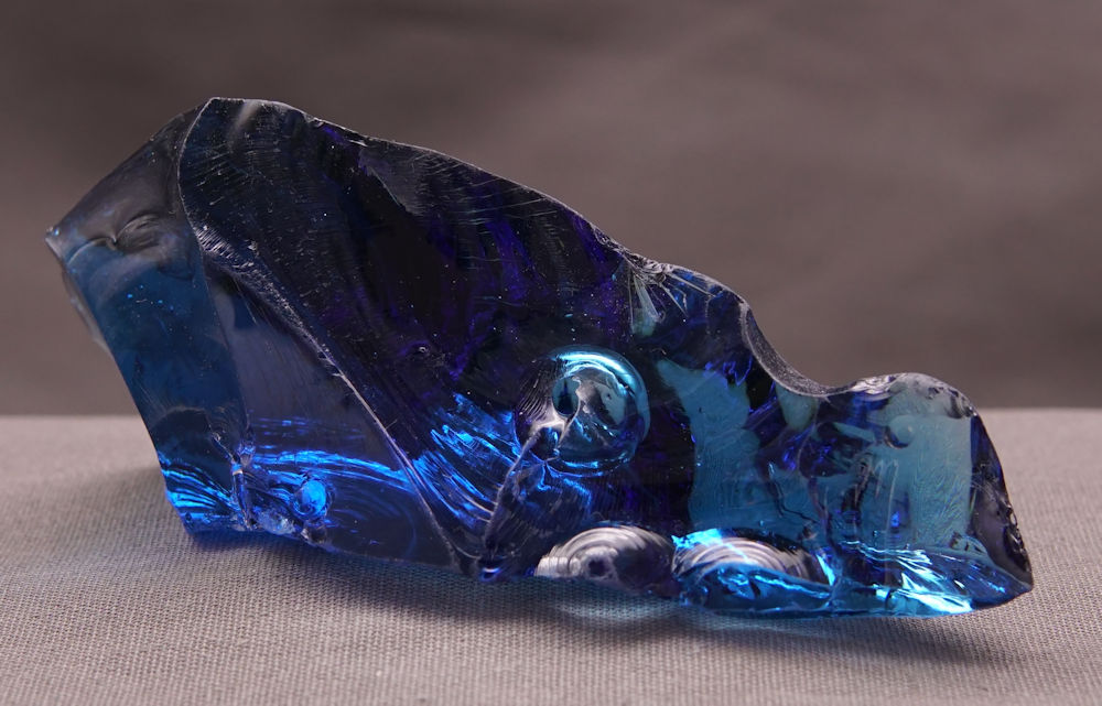 Gem Elestial Starlight Sapphire with bubble Monatomic Andara Crystal 107.8 g.