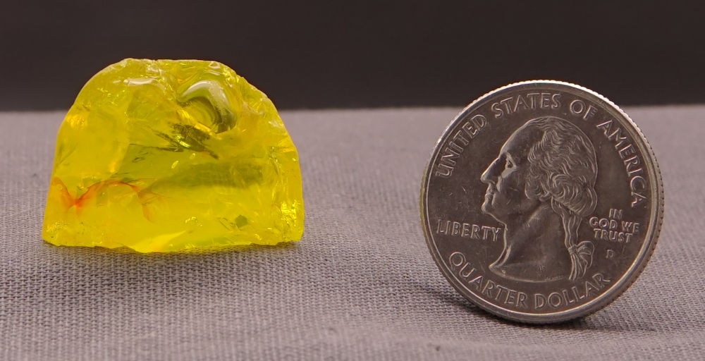 Rare Gem Bicolor Angel Aura Sun Star/Sunrise Monatomic Andara Crystal 10.1 g. - Image 10