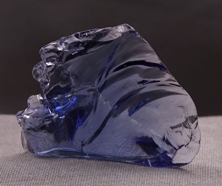 Rare Gem Banded Indigo Elestial Sapphire Monatomic Andara Crystal 20.5 g.