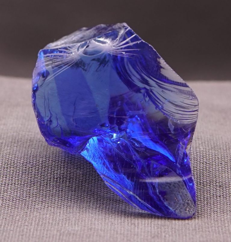 Rare Gem Banded Bicolor Elestial Sapphire with Tanzanite Fire Monatomic Andara Crystal 17.1 g. - Image 6