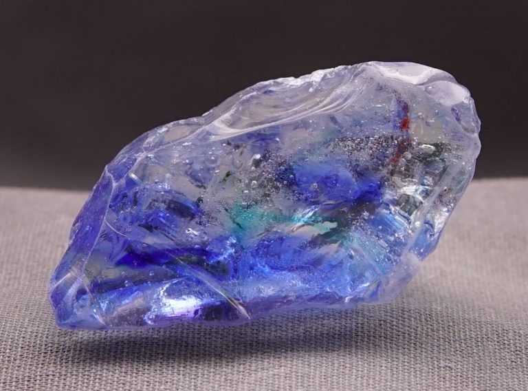 Rare Gem Multi Cosmic Ice/Elestial Sapphire/Cyan Angeles/Scarlet Shift/Earth Shaman Monatomic Andara Crystal 31.9 g. - Image 3