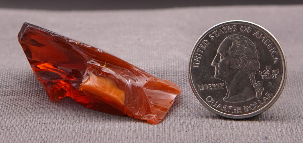 Rare Gem Bicolor Scarlet Shift/Dragon's Blood Monatomic Andara Crystal 10.0 g. - Image 7