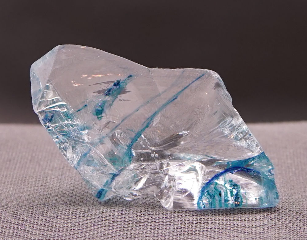 Rare Gem Bicolor Elestial Sapphire/Cosmic Ice Monatomic Andara Crystal 10.6 g.
