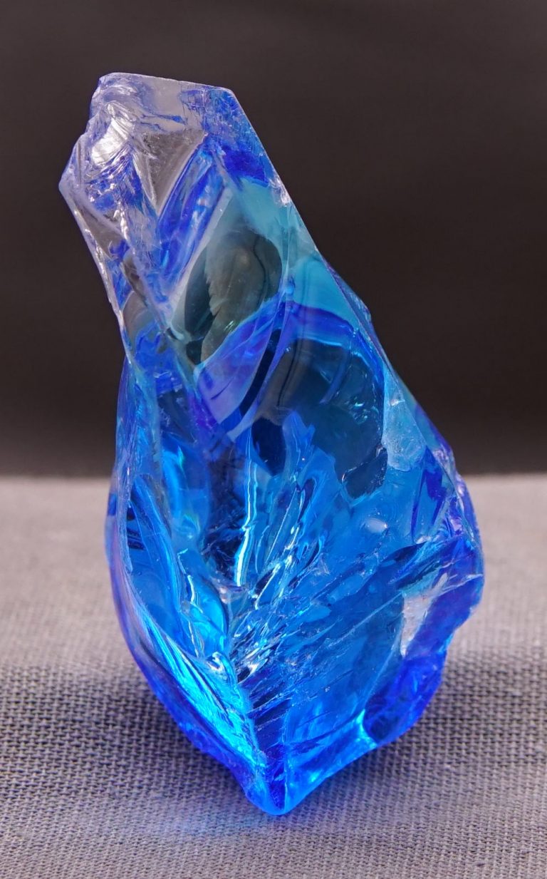 Rare Gem Bicolor Elestial Sapphire/Cosmic Ice Monatomic Andara Crystal 40.9 g. - Image 3