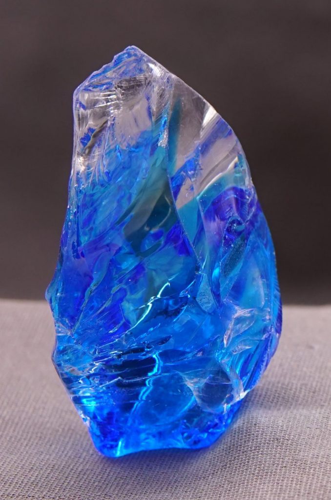 Rare Gem Bicolor Elestial Sapphire/Cosmic Ice Monatomic Andara Crystal 40.9 g. - Image 4