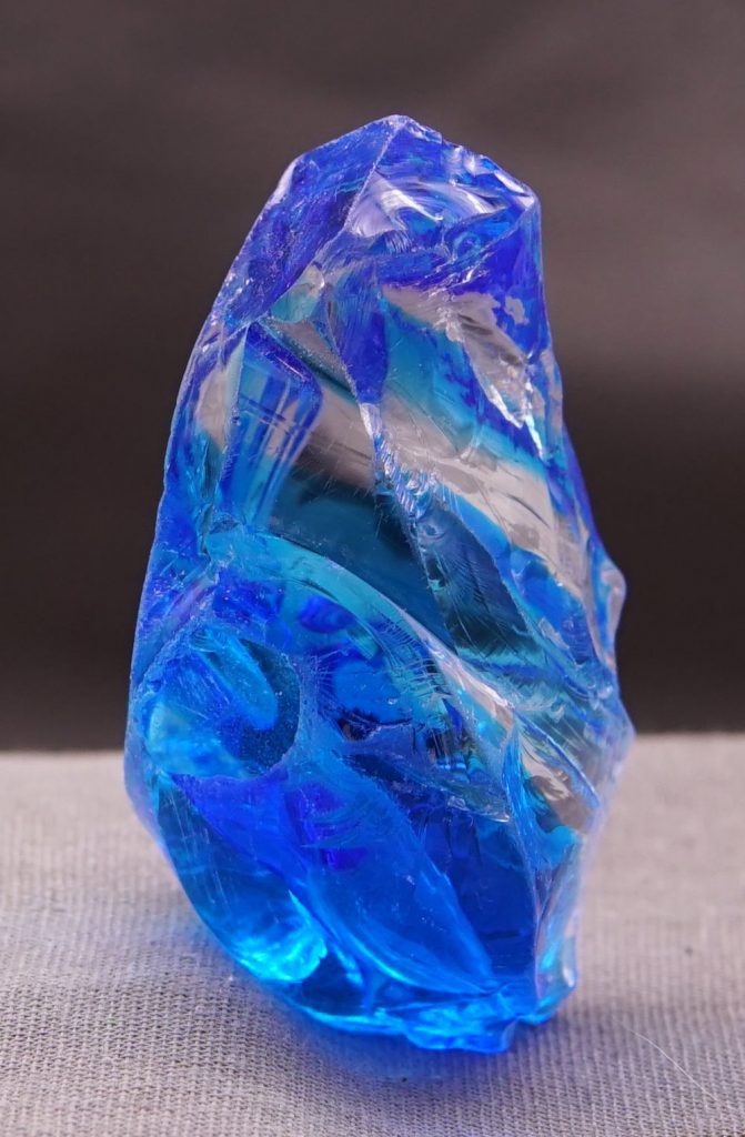 Rare Gem Bicolor Elestial Sapphire/Cosmic Ice Monatomic Andara Crystal 40.9 g. - Image 5