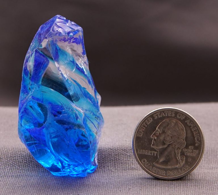 Rare Gem Bicolor Elestial Sapphire/Cosmic Ice Monatomic Andara Crystal 40.9 g. - Image 7