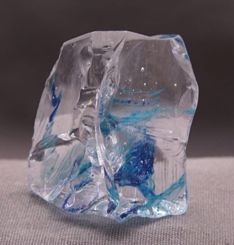 Rare Gem Bicolor Elestial Sapphire/Cosmic Ice Monatomic Andara Crystal 44.5 g. - Image 5