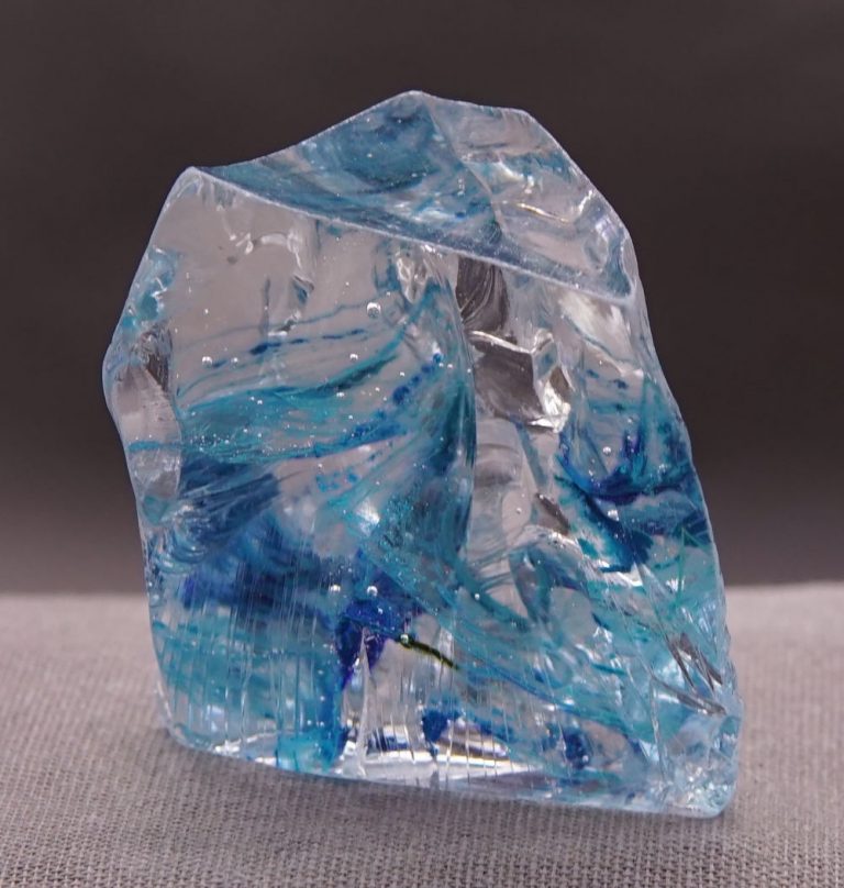 Rare Gem Bicolor Elestial Sapphire/Cosmic Ice Monatomic Andara Crystal 44.5 g. - Image 8