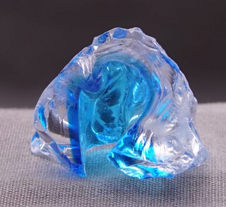 Rare Gem Bicolor Elestial Sapphire/Cosmic Ice Monatomic Andara Crystal 26.8 g. - Image 2