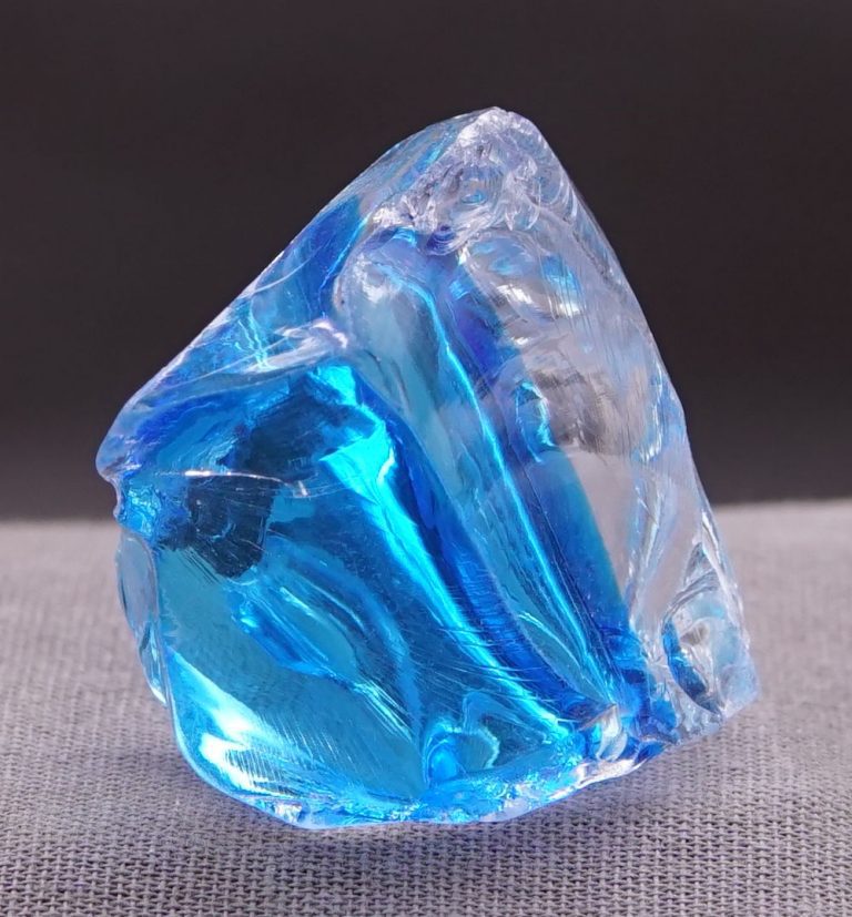 Rare Gem Bicolor Elestial Sapphire/Cosmic Ice Monatomic Andara Crystal 26.8 g. - Image 4