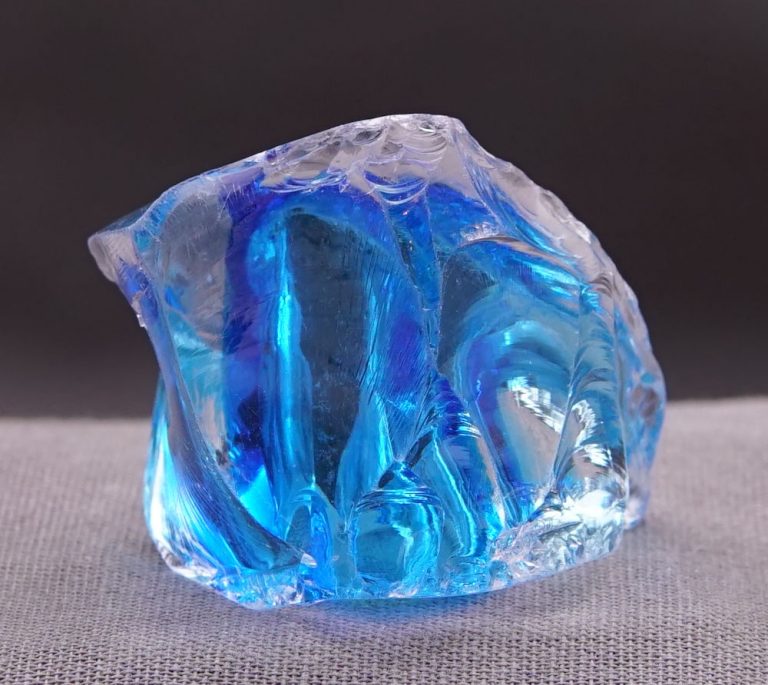 Rare Gem Bicolor Elestial Sapphire/Cosmic Ice Monatomic Andara Crystal 26.8 g. - Image 5