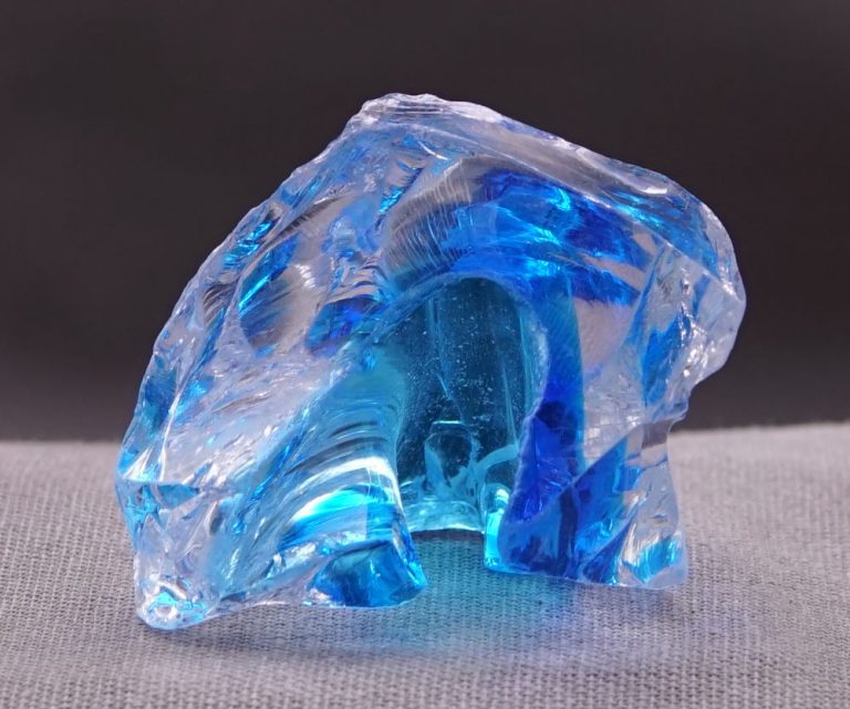 Rare Gem Bicolor Elestial Sapphire/Cosmic Ice Monatomic Andara Crystal 26.8 g.