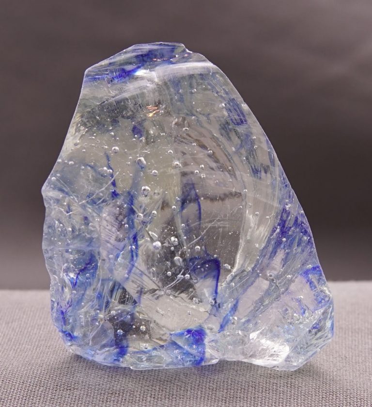 Rare Gem Bicolor Elestial Sapphire/Cosmic Ice Monatomic Andara Crystal 72.8 g.