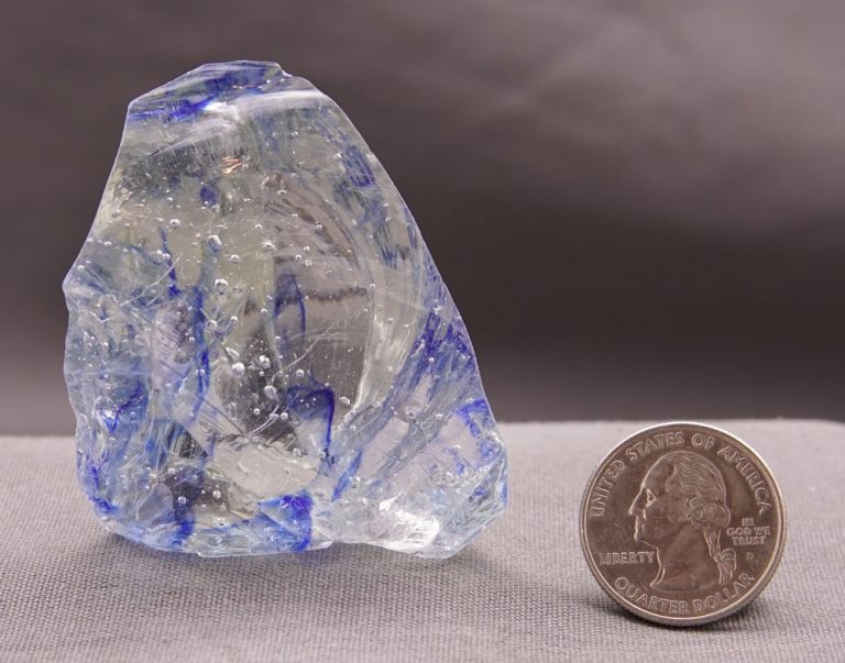 Rare Gem Bicolor Elestial Sapphire/Cosmic Ice Monatomic Andara Crystal 72.8 g. - Image 8