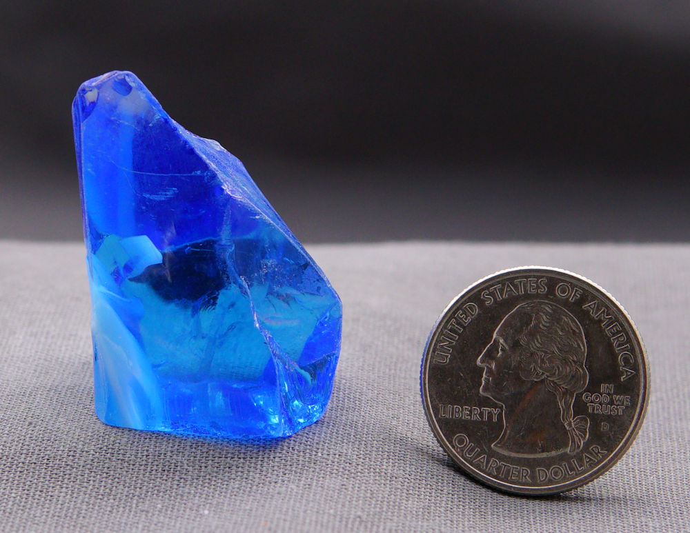 Rare Gem Angel Aura Electric Blue Monatomic Andara Crystal 23.8 g. - Image 8