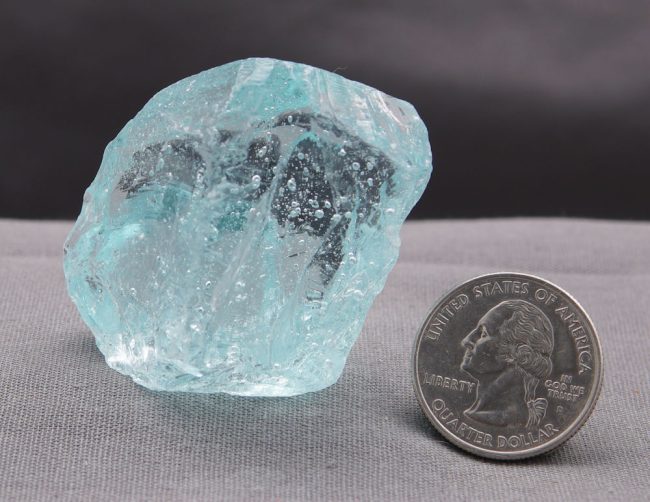 Gem Aqua Serenity Sea Foam Monatomic Andara Crystal 55.7 g. - Image 6