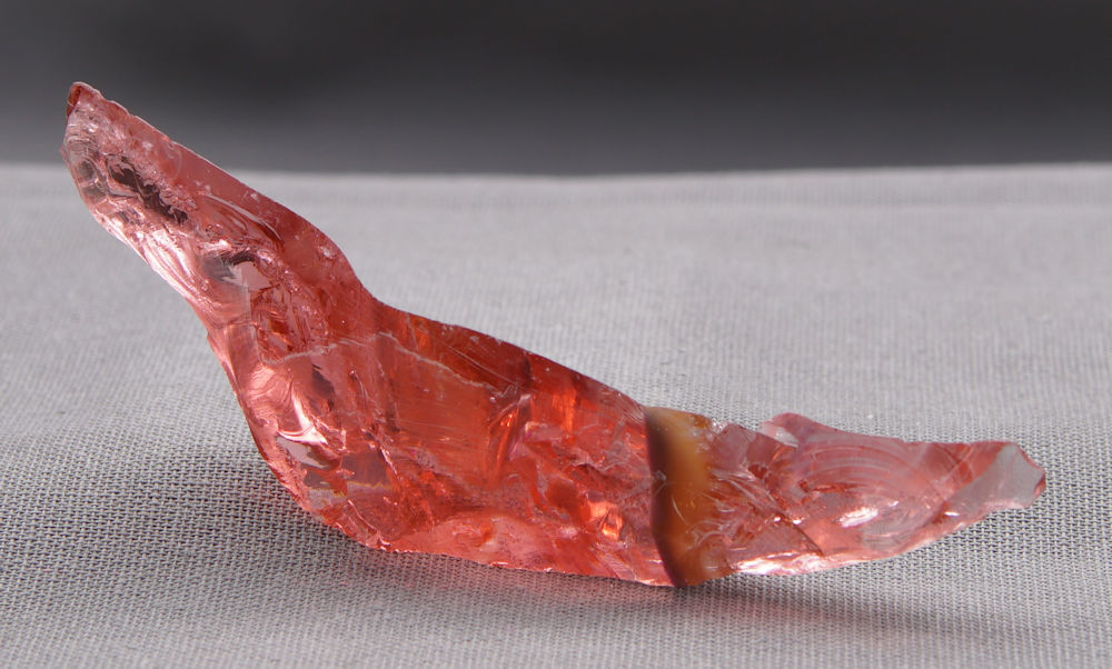 Rare Gem Bicolor Raspberry/Earth Shaman Monatomic Andara Crystal 15.1 g.