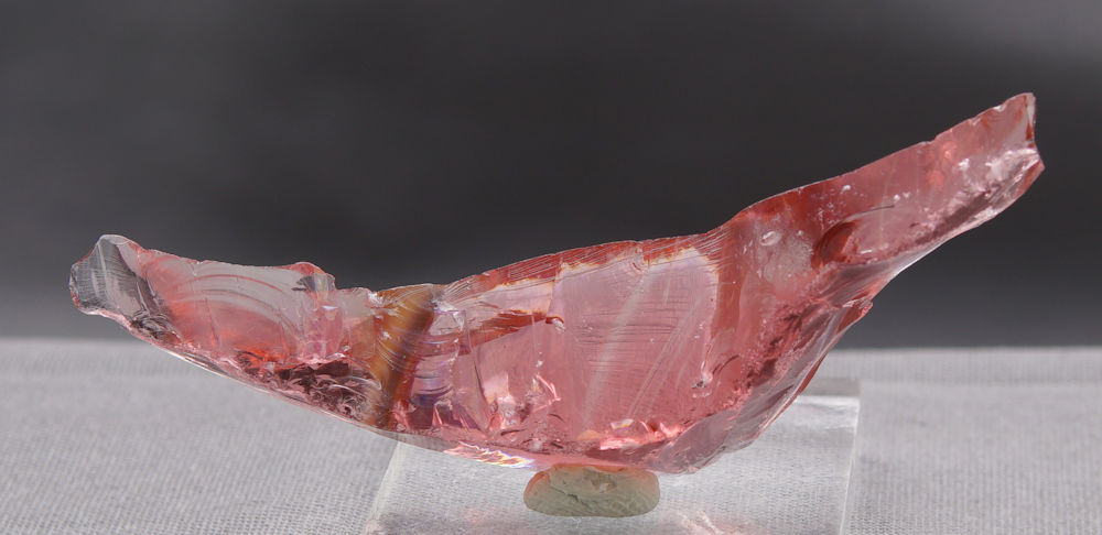 Rare Gem Bicolor Raspberry/Earth Shaman Monatomic Andara Crystal 15.1 g. - Image 3