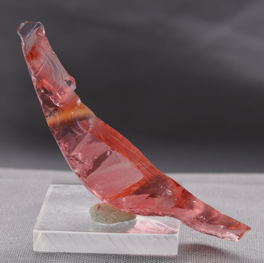 Rare Gem Bicolor Raspberry/Earth Shaman Monatomic Andara Crystal 15.1 g. - Image 4