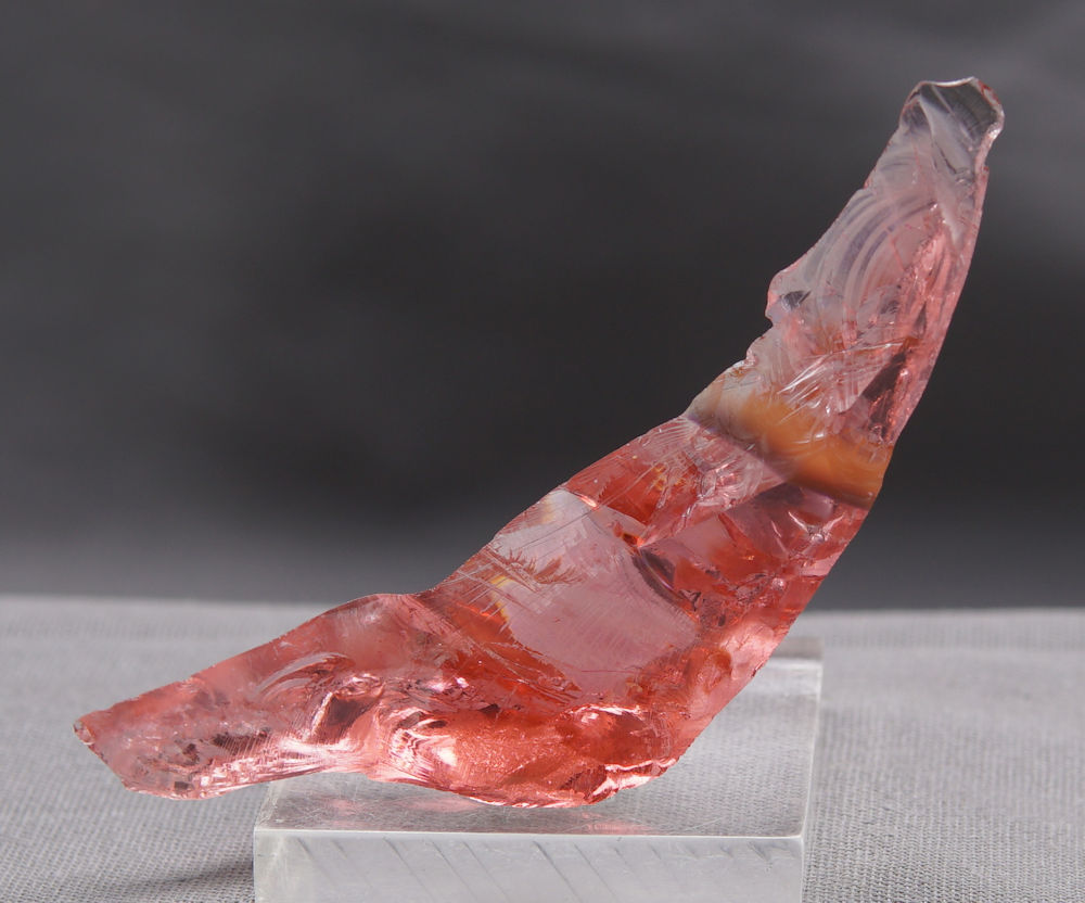 Rare Gem Bicolor Raspberry/Earth Shaman Monatomic Andara Crystal 15.1 g. - Image 5