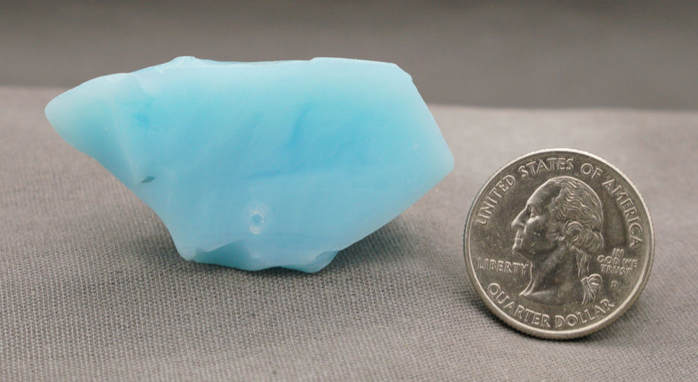 Rare Pastel Bleu Topaz Monatomic Andara Crystal 31.0 g. - Image 6