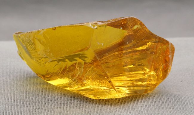Gem Lemurian Amber Monatomic Andara Crystal 65.8 g.