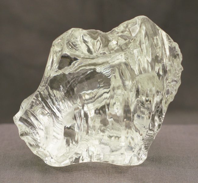 Gem Celestial Gold Green Monatomic Andara Crystal 348.9 g.