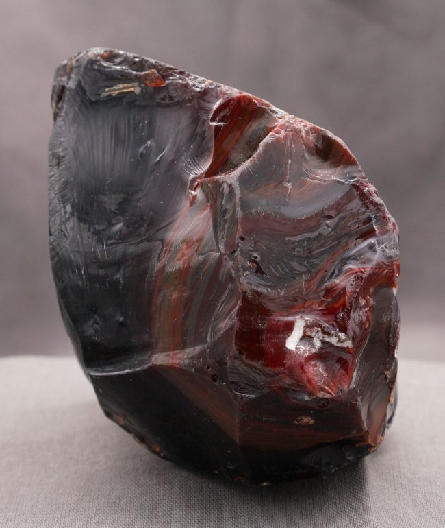 Rare Gem Tiger Iron "Heart" Monatomic Andara Crystal 391.2 g. - Image 2