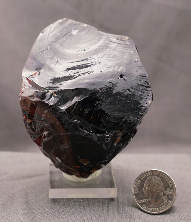 Rare Gem Tiger Iron "Heart" Monatomic Andara Crystal 391.2 g. - Image 8