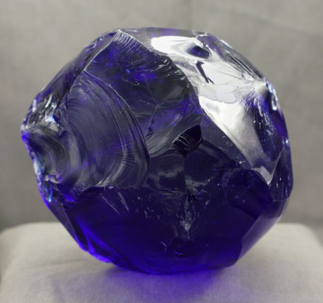 Gem Tanzanite Fire "Heart" Monatomic Andara Crystal 1330.0 g. - Image 2