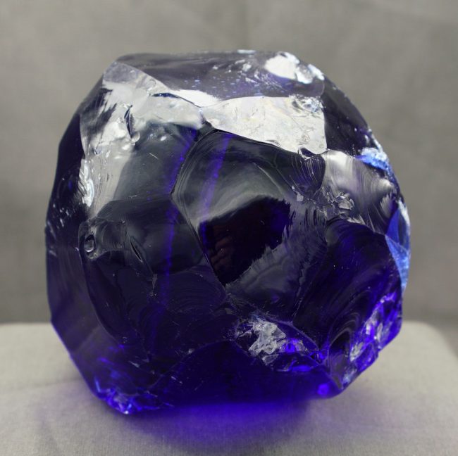 Gem Tanzanite Fire "Heart" Monatomic Andara Crystal 1330.0 g. - Image 3