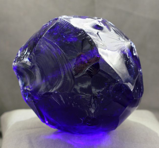 Gem Tanzanite Fire "Heart" Monatomic Andara Crystal 1330.0 g.