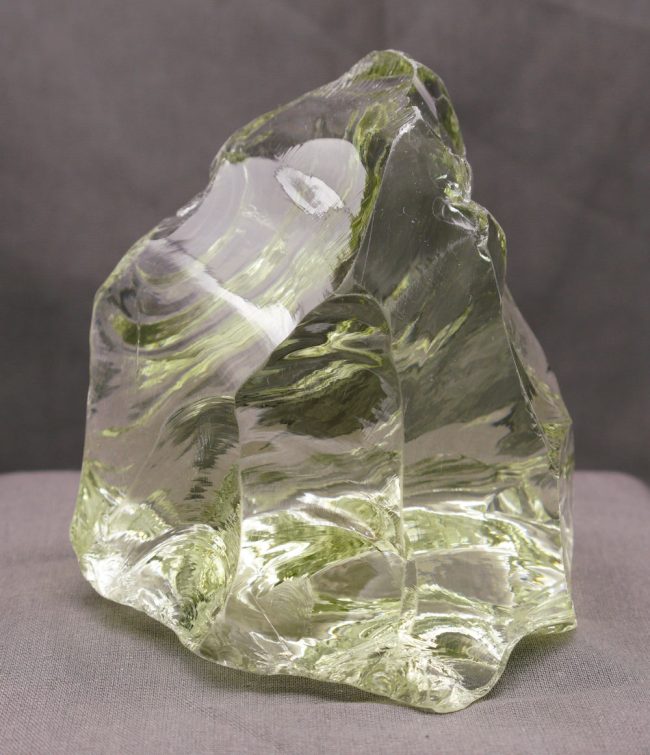 Gem Celestial Gold Green "Heart" Monatomic Andara Crystal 698.0 g. - Image 3