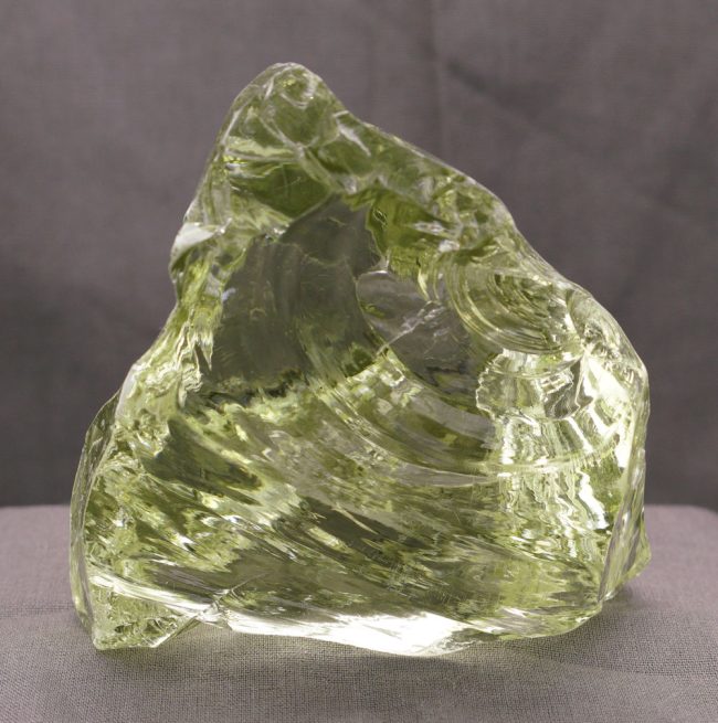 Gem Celestial Gold Green "Heart" Monatomic Andara Crystal 698.0 g. - Image 5