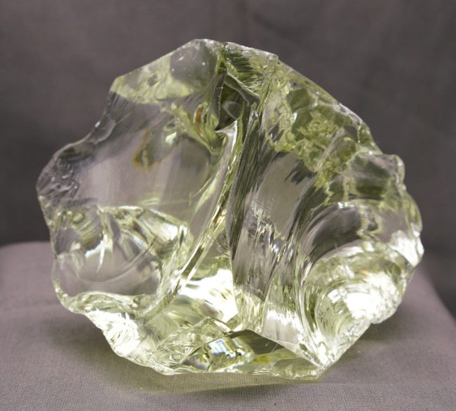 Gem Celestial Gold Green "Heart" Monatomic Andara Crystal 698.0 g. - Image 7