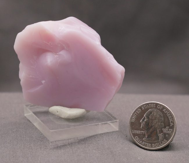Rare Pastel HGW Pink Monatomic Andara Crystal 55.2 g. - Image 5