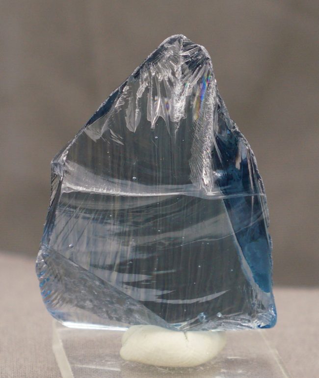 Rare Gem Banded Indigo Elestial Sapphire Monatomic Andara Crystal 36.4 g.