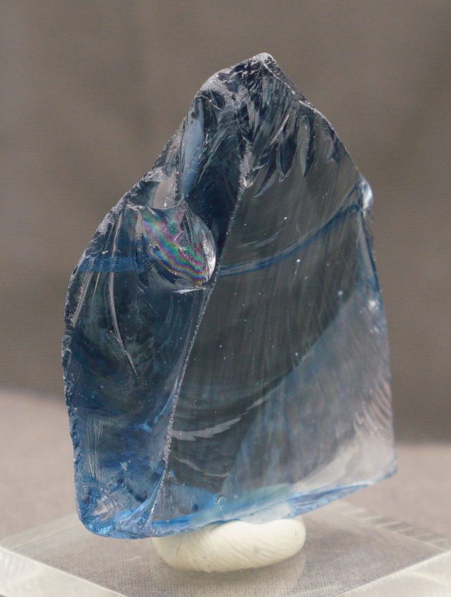 Rare Gem Banded Indigo Elestial Sapphire Monatomic Andara Crystal 36.4 g. - Image 4
