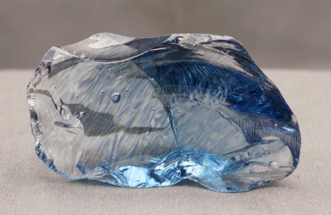 Rare Gem Banded Indigo Elestial Sapphire Monatomic Andara Crystal 60.0 g.