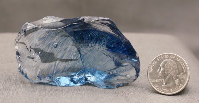Rare Gem Banded Indigo Elestial Sapphire Monatomic Andara Crystal 60.0 g. - Image 6
