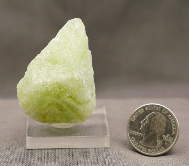 Rare Bicolor Ethereal Mint/Gold Sea Foam Monatomic Andara Crystal 41.9 g. - Image 6