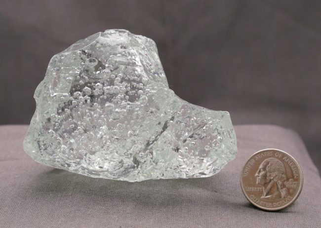 Gem Cosmic Ice Sea Foam "Heart" Monatomic Andara Crystal 211.4 g. - Image 7