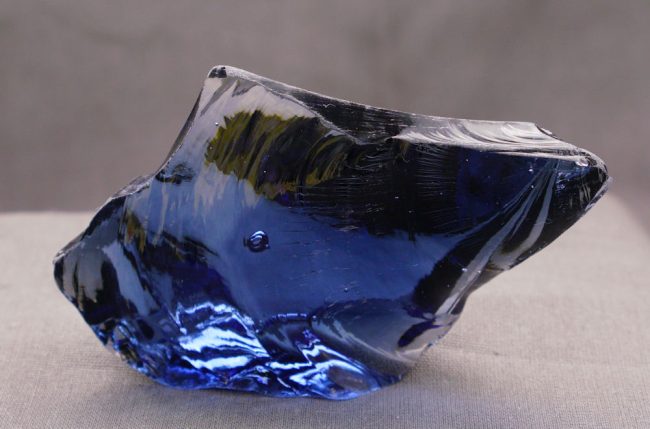 Rare Gem Banded Indigo Elestial Sapphire Monatomic Andara Crystal 95.2 g.