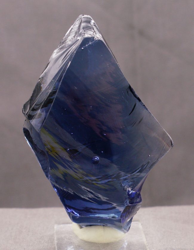 Rare Gem Banded Indigo Elestial Sapphire Monatomic Andara Crystal 95.2 g. - Image 4