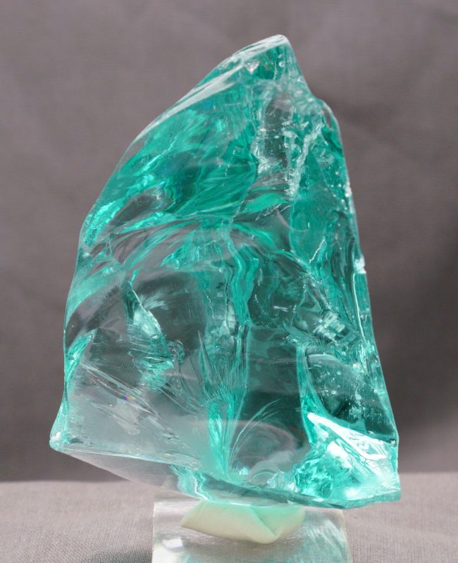Gem Cyan Angeles "Heart" Monatomic Andara Crystal 205.4 g.
